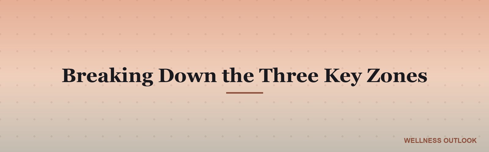 Breaking Down the Three Key Zones