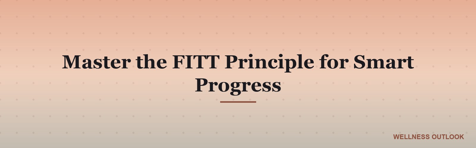 Master the FITT Principle for Smart Progress