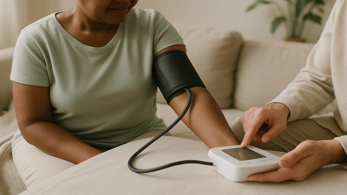 New Research: Lower Blood Pressure Targets Deliver Bigger Heart Benefits — illustration