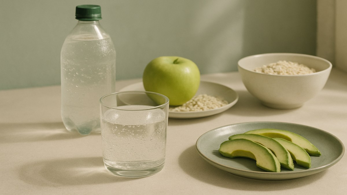 New Research Shows Sparkling Water Enhances Blood Sugar and Energy Processing — illustration