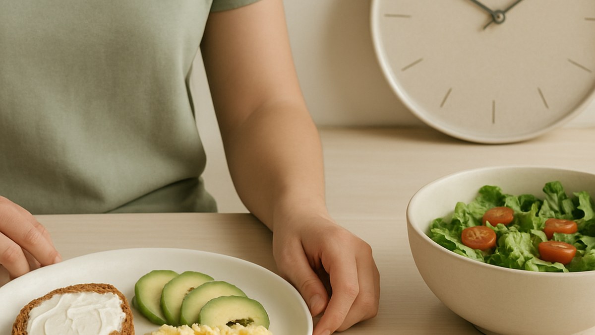 Two Eating Habits Linked to Lower BMI — Long Overnight Fast and Early Breakfast, Study Finds — illustration