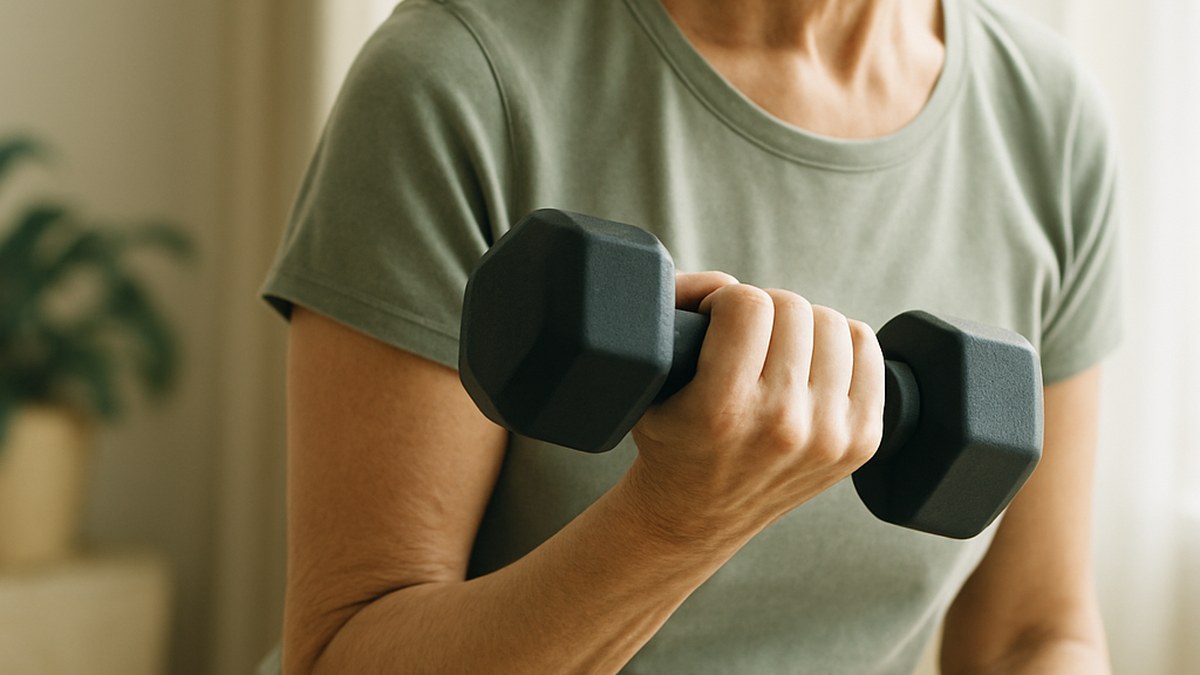 Strength Training Tied to Lower Mortality in Older Women, New Study Shows — illustration