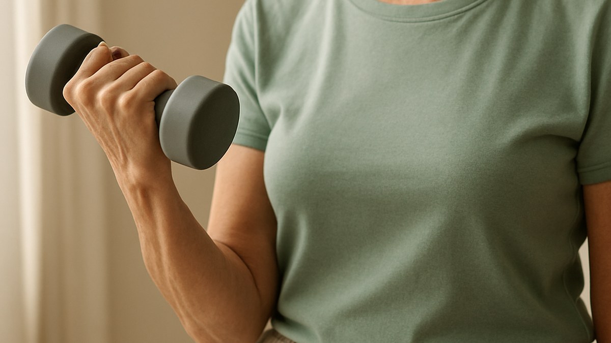 Strength Training Tied to Lower Mortality in Older Women, New Study Shows — illustration